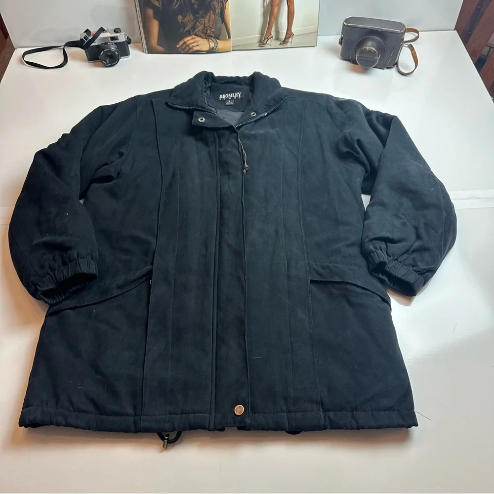 Vintage 90s Bromley Sport Black Thermolite Insulated Utility Jacket S